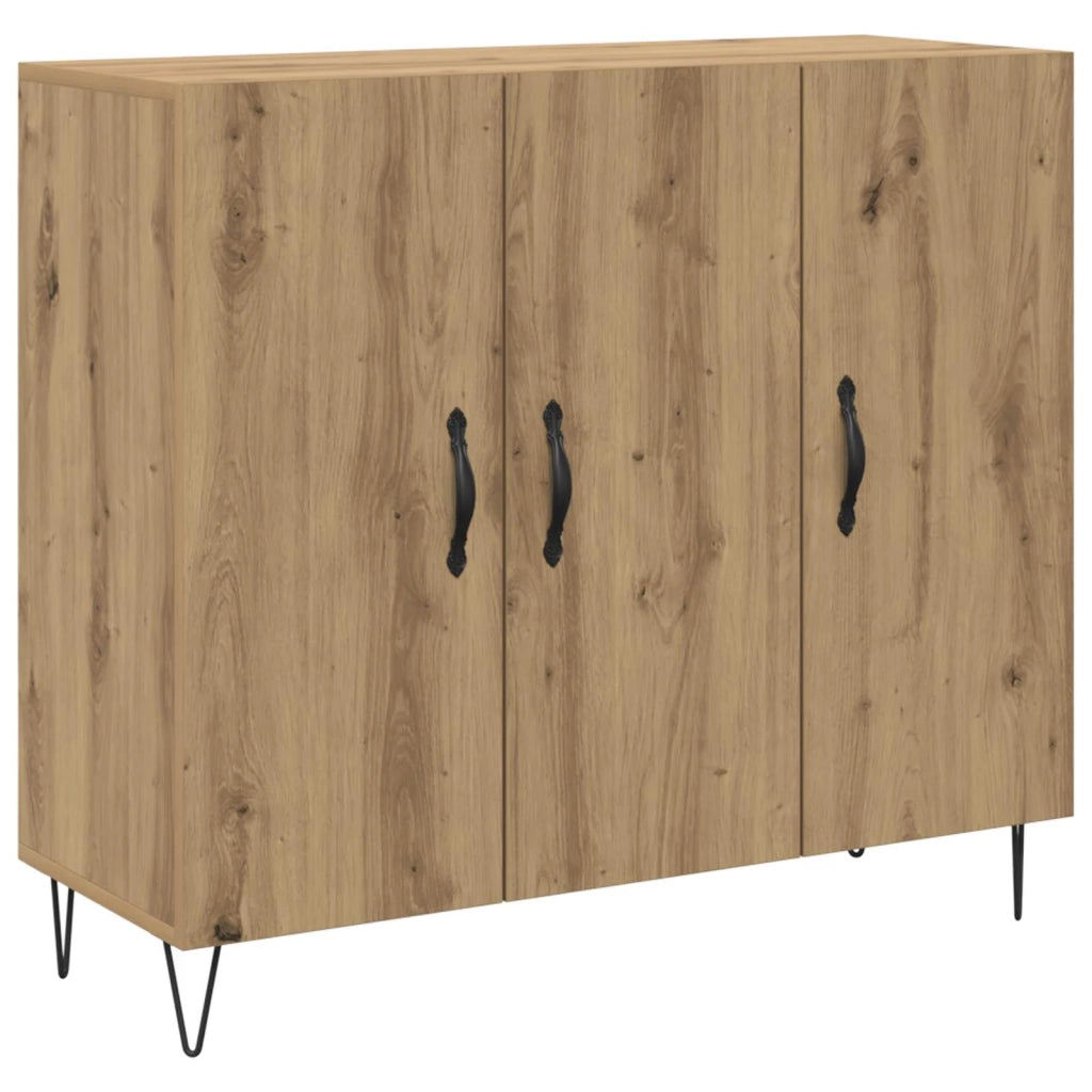 Credenza Rovere artigianale 90 x 32,5 x 80 cm Legno multistrato 879583