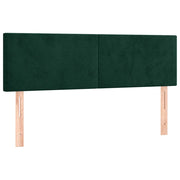 Testiera | Testata Verde Scuro 144x5x78/88 cm in Velluto