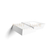 ANCHISE applique a Parete 2 Luci Up/Down in gesso bianco