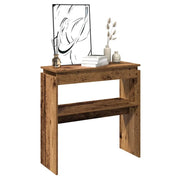 Tavolino Consolle Legno Antico 102x30x80 cm in Truciolato 856626
