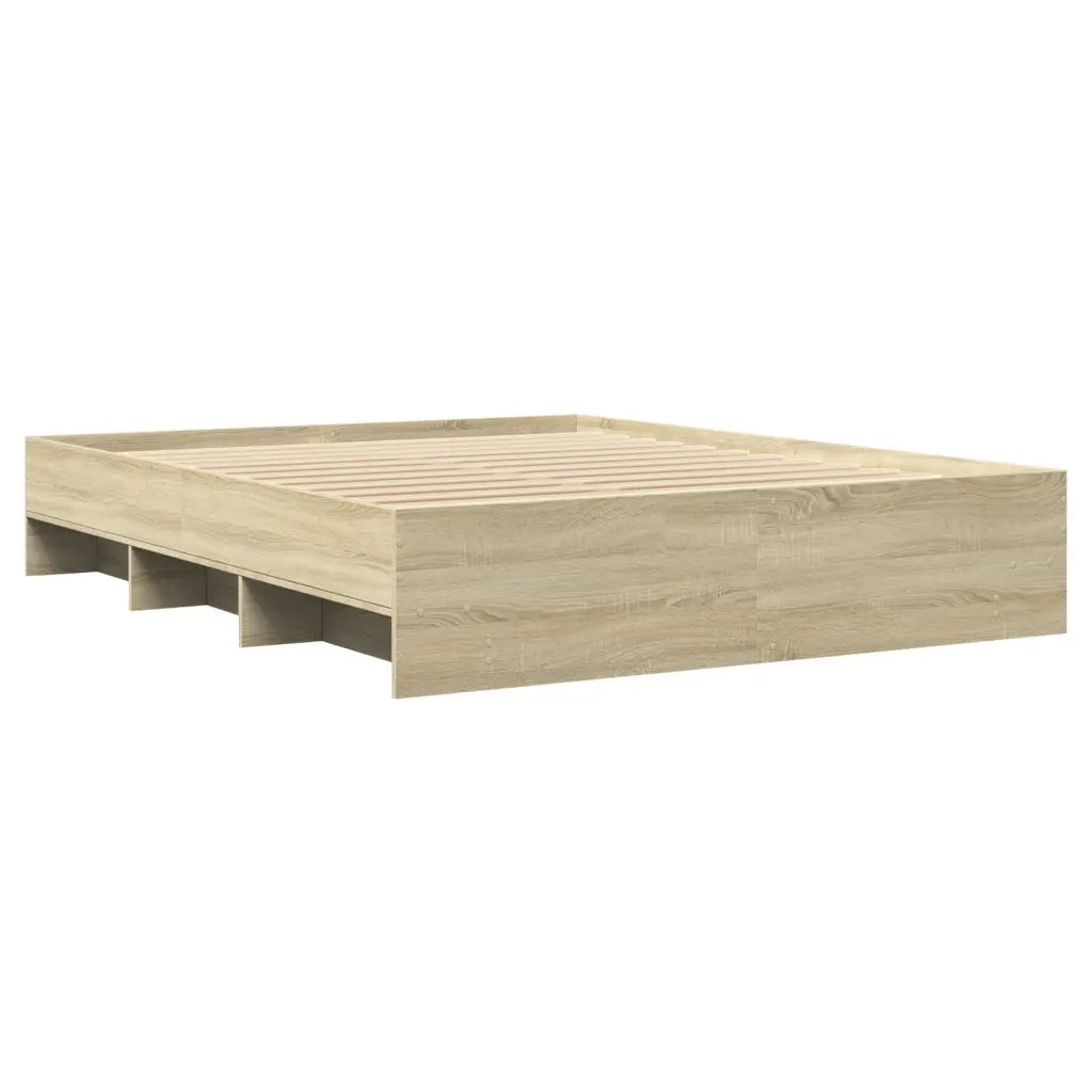 Giroletto senza Materasso Rovere Sonoma 150x200cm in Truciolato 3295648