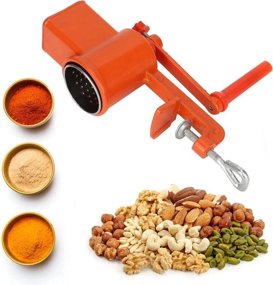 Molitore Manuale per Granaglie, Avena, Mais, Frumento, Caffè, Noci