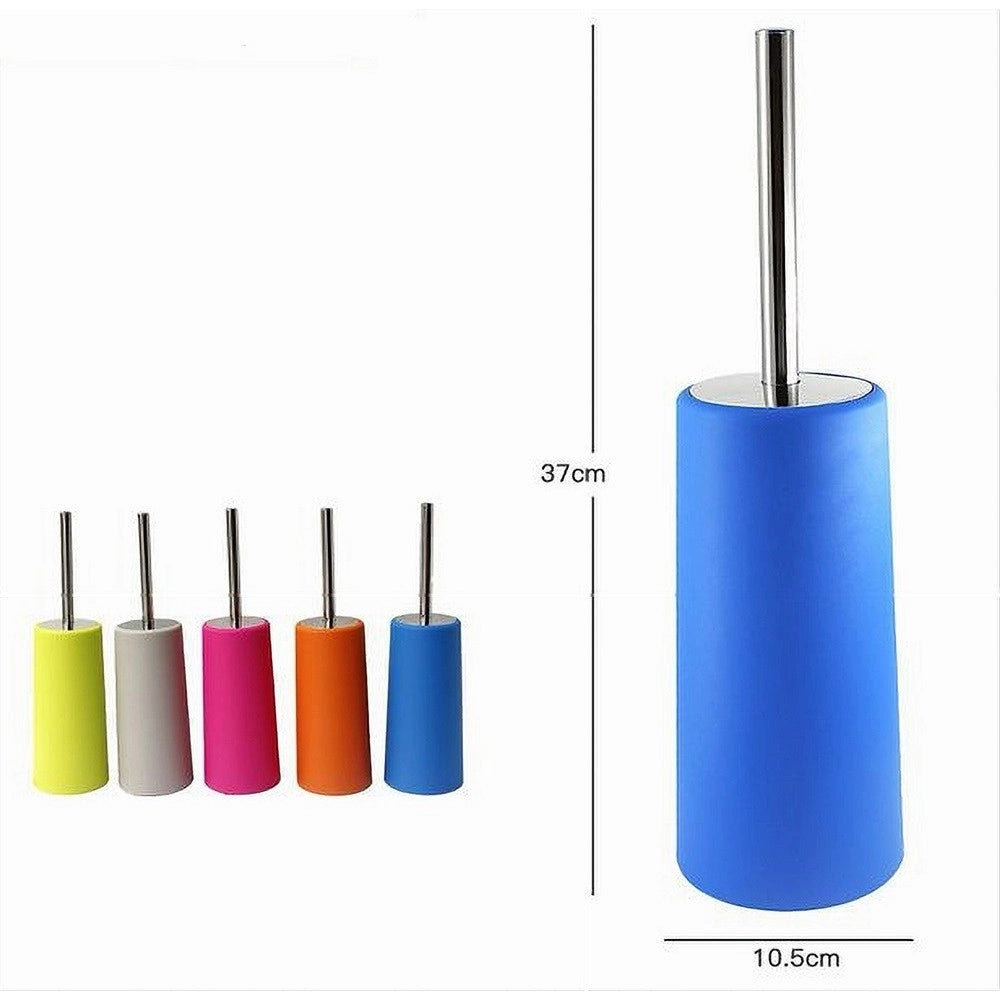 Trade Shop - Portascopino Colorato Da Terra Bagno Toilette Con Scopino Spazzola Per Wc 62306 -
