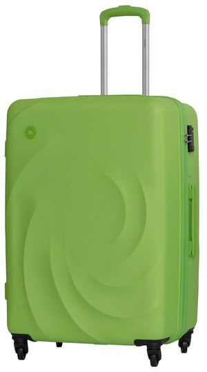 Trolley Valigia Grande Rigida in ABS 4 Ruote TSA Ravizzoni Estasi Verde