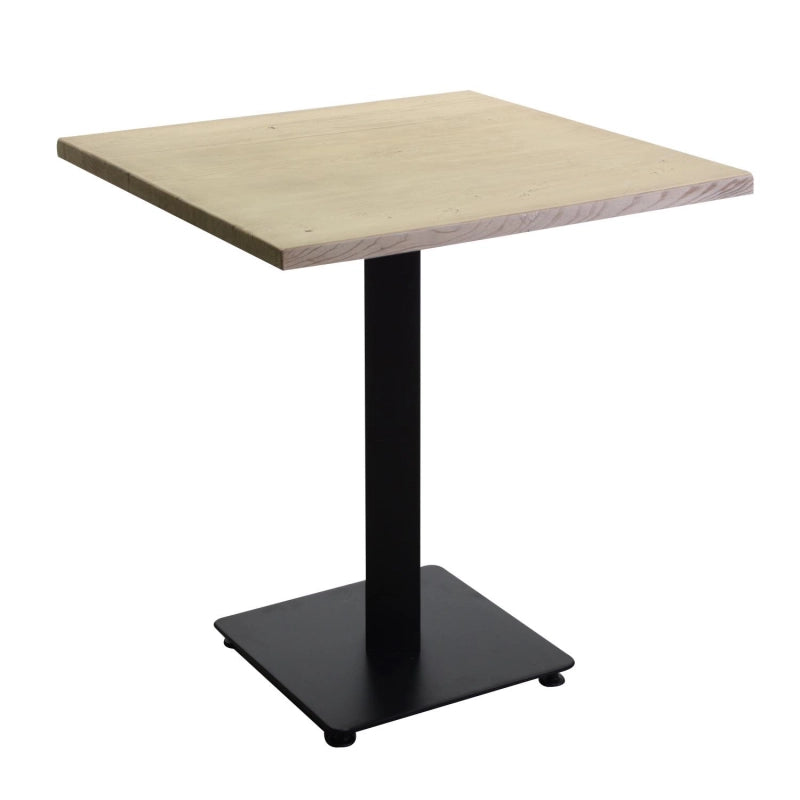 Top tavolo resina per esterno naturale quadro cm 80x80h3
