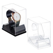 Sostegno orizzontale per orologi di alta qualità in acrilico - Sostegno girevole per orologi - Organizzatore e display per orologi - 2 misure disponibili - Supporto per orologi