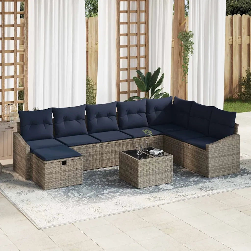 Set di divani con cuscino 6 pcs polyrattan 3360676