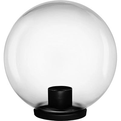 LAMPIONE GLOBO TRASPARENTE - CM 30 VOLT 230 MAX WATT 100 E27- 2 pezzi