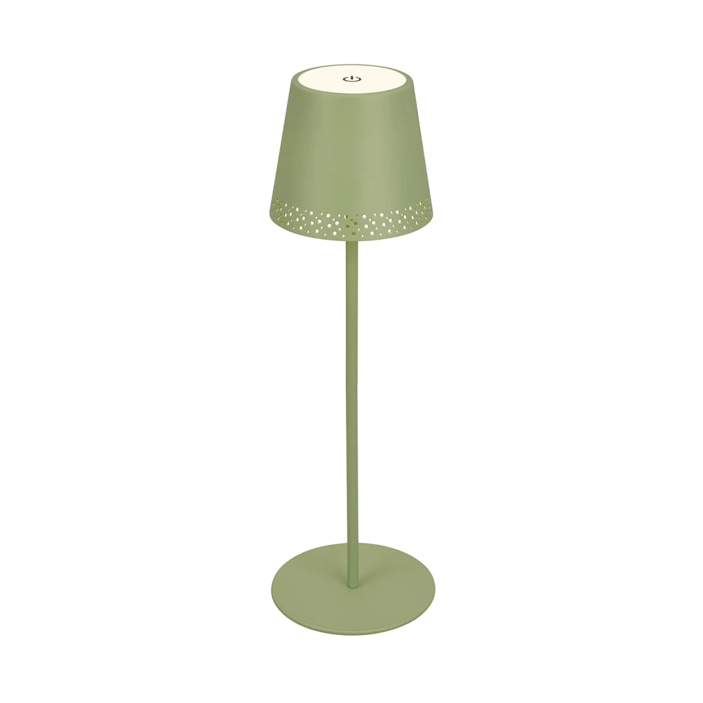 Lampada Da Tavolo Moderna Kiki Metallo Verde Led Integrato 2,6W 3000K