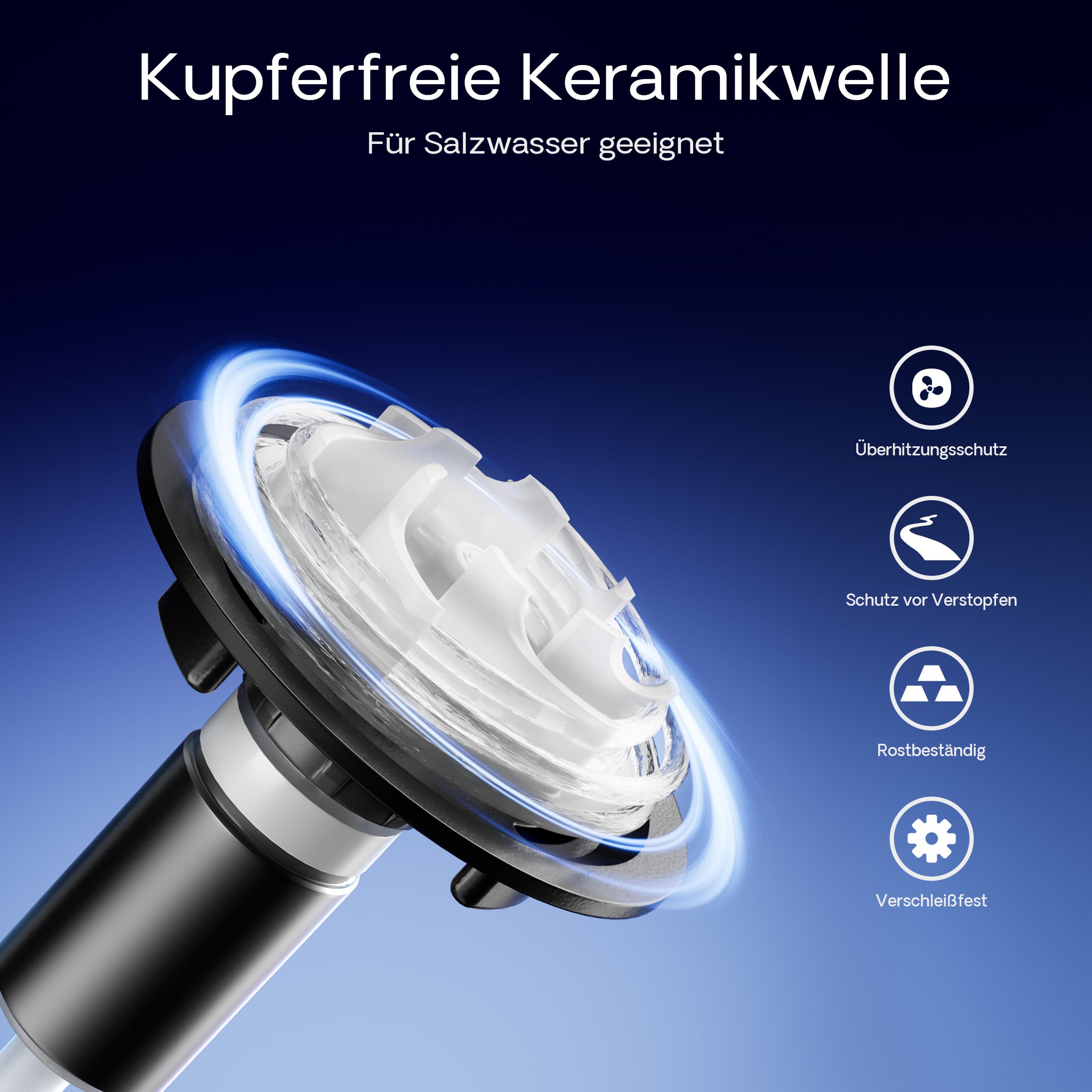 CTM-5800 Pompa da laghetto 5200l/h 40W per circolazione filtrazione acqua