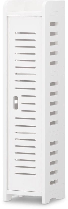 Armadio per ripostiglio - Sottile - Bagno - Armadio laterale - Struttura in legno