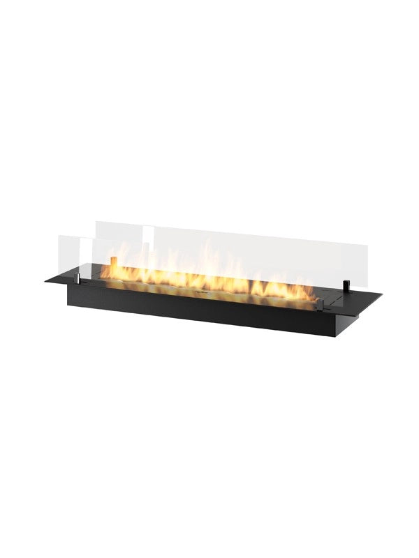 INSERT SLIM - Biocamino a bioetanolo da incasso nero con vetri - 1200