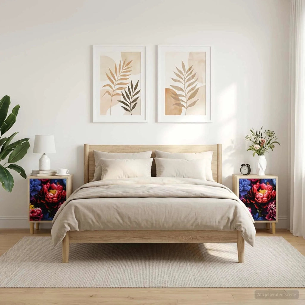Armadio da Notte KIEL 2 pz Rovere Sonoma 36 x 33 x 50 cm 8007218