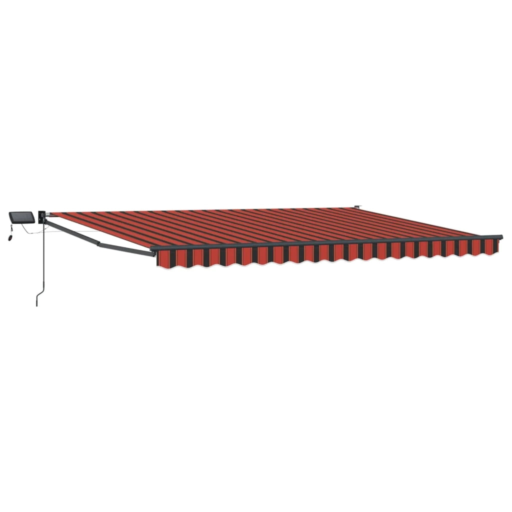 Tenda retrattile manuale con LED 4,5 × 3 m 3419478