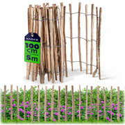 Recinzione protettiva avvolgibile KADAX Hazel Stacket Fence per giardino, 500x100 cm, altezza 7-9 cm.