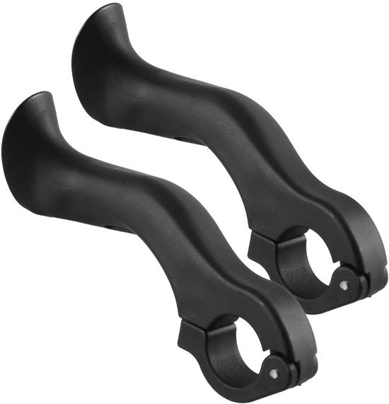 Manubrii Ergonomici - Estensione del Manubrio - Adatto per Manubri da 21,8-22,2mm - Materiale Composito Leggero - Riduce Stress alle Mani/Braccia