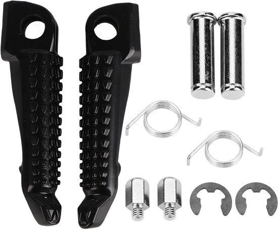 Sostegno Pedale in Alluminio - 1 Paar - Per ZX-6R/Z1000 - Lato Anteriore - Peso ca. 225g - Pedale di Rimpiazzo di Alta Qualità