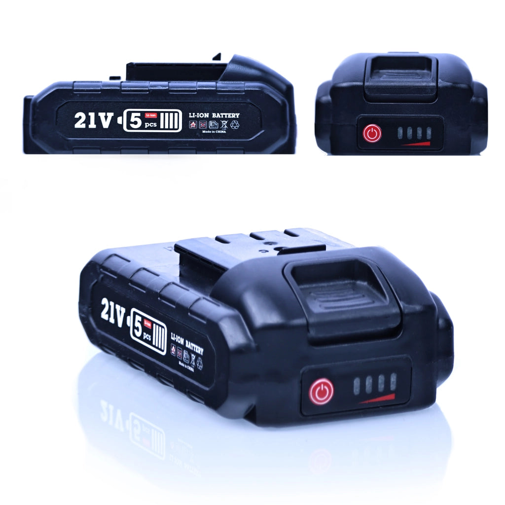 Batteria Li-Ion 1.5Ah per Utensili Elettrici Rosfix Serie Animal – 21V, Sistema di Controllo Elettronico
