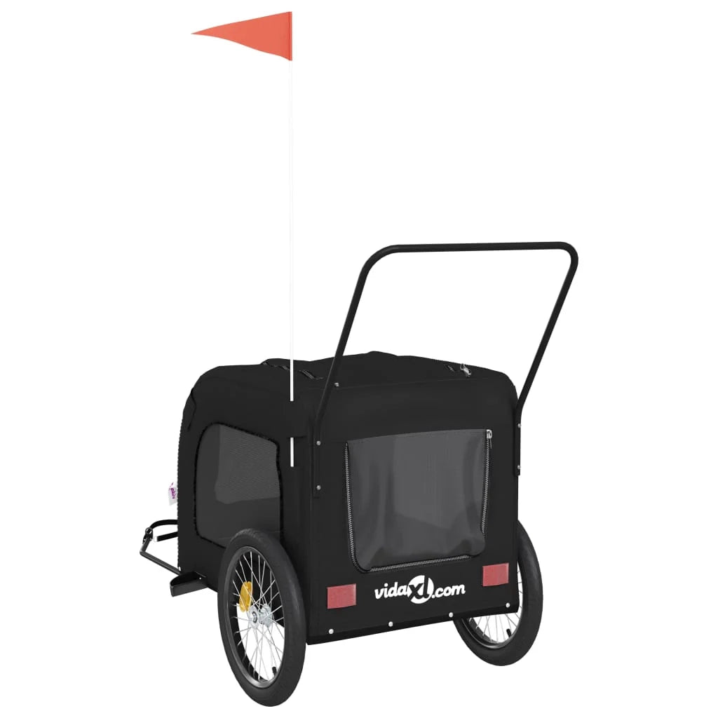Rimorchio/carrello per animali domestici nero 02_0044232