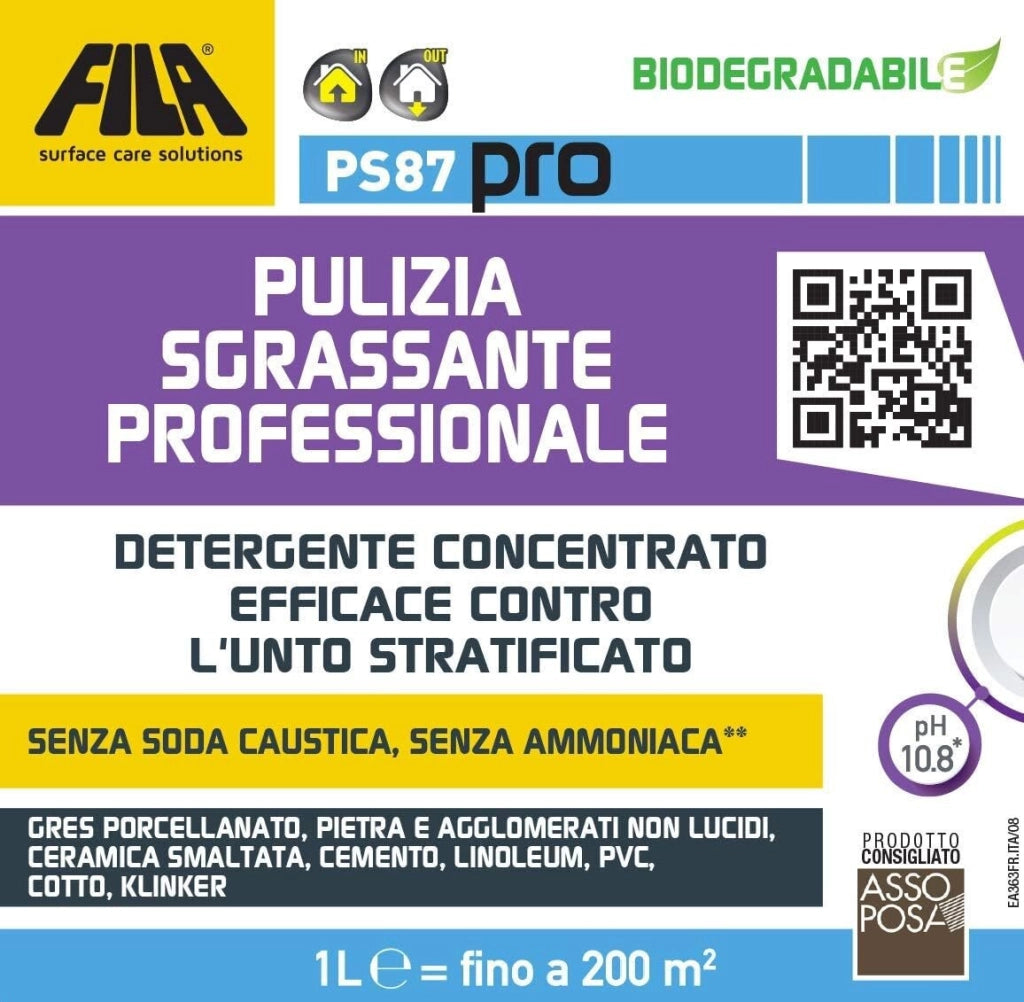 Fila Ps87 Pro Lt.5 Detergente Decerante Sgrassante