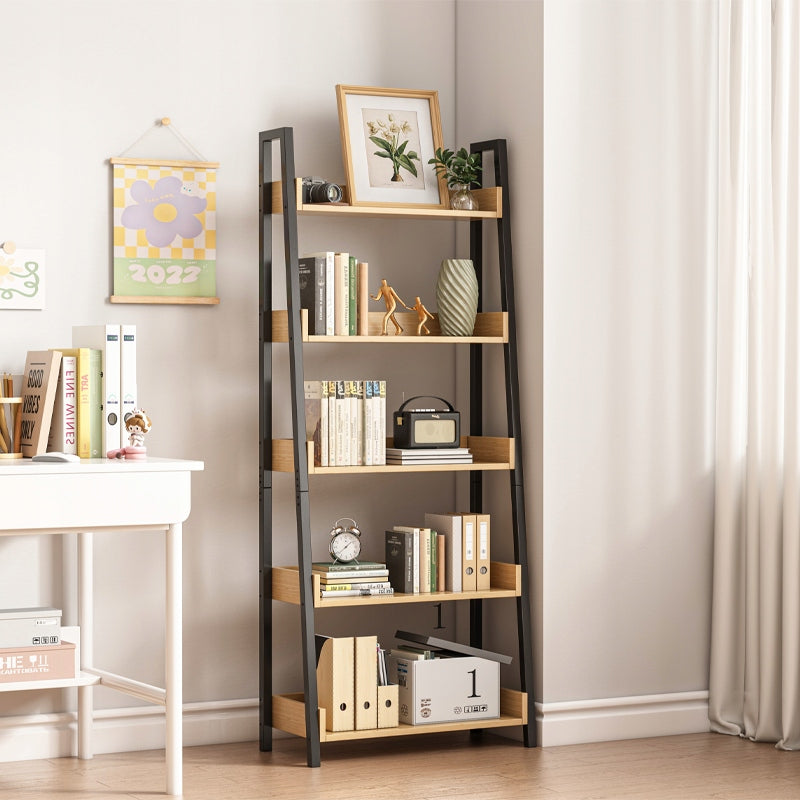Scaffale a scala per libri da ufficio soggiorno loft