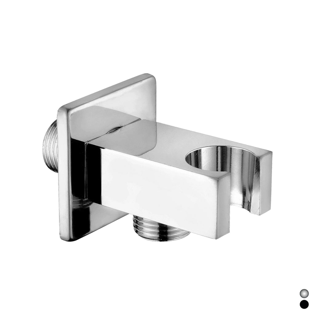 PRESA ACQUA QUADRA CON SUPPORTO DOCCIA- Cromo- DH- pezzi 1