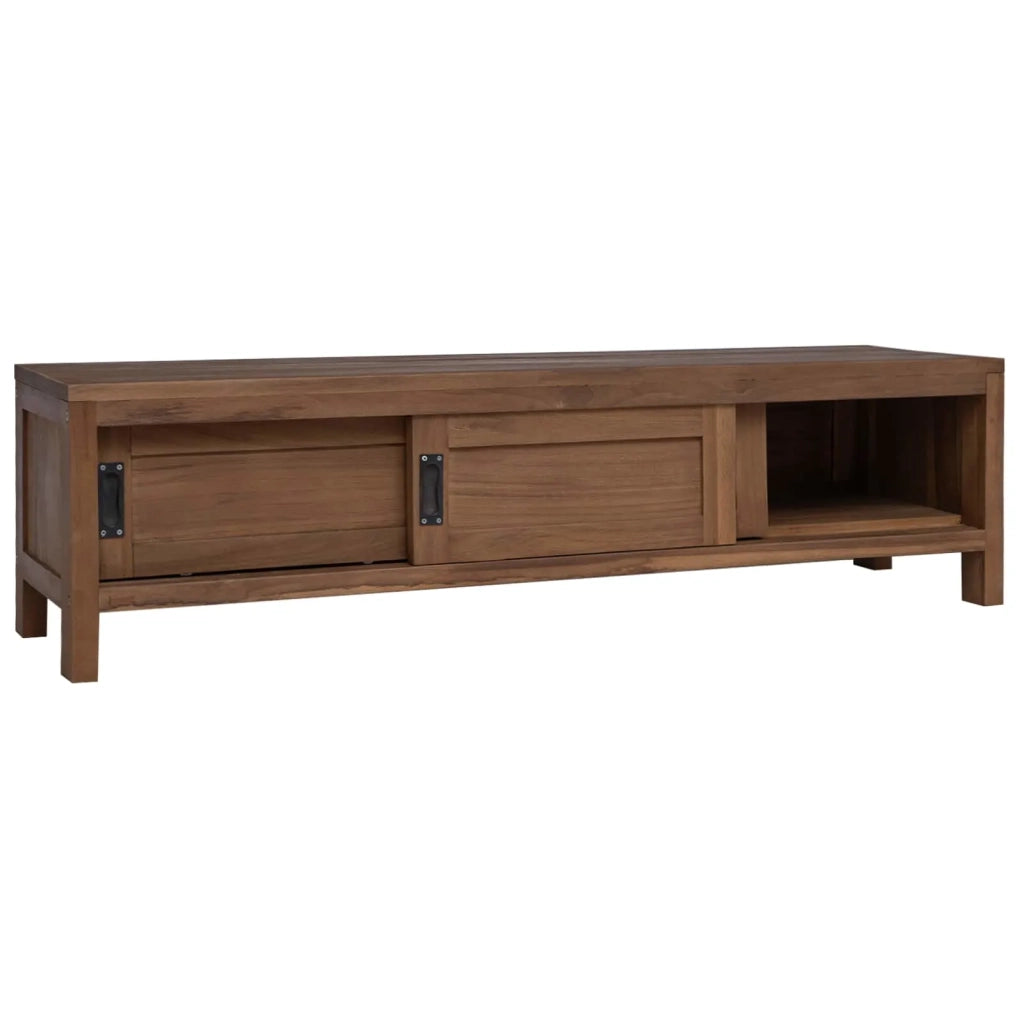 Mobile TV 110 x 30 x 30 cm Legno di teak solido Naturale 42026890