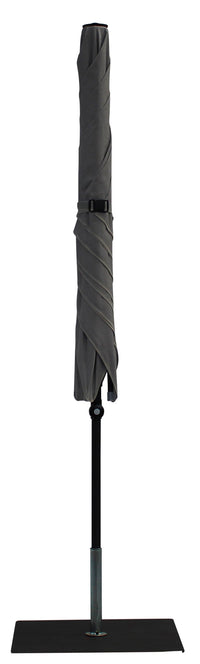 Ombrellone da Giardino 2x2 m Palo Ø38 mm in Alluminio Tessuto Olefin Trend Grigio