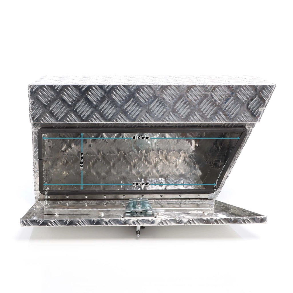 Cassetta porta attrezzi camion lato destro, alluminio 75x25x40cm max 60 l Gavone sottoscocca