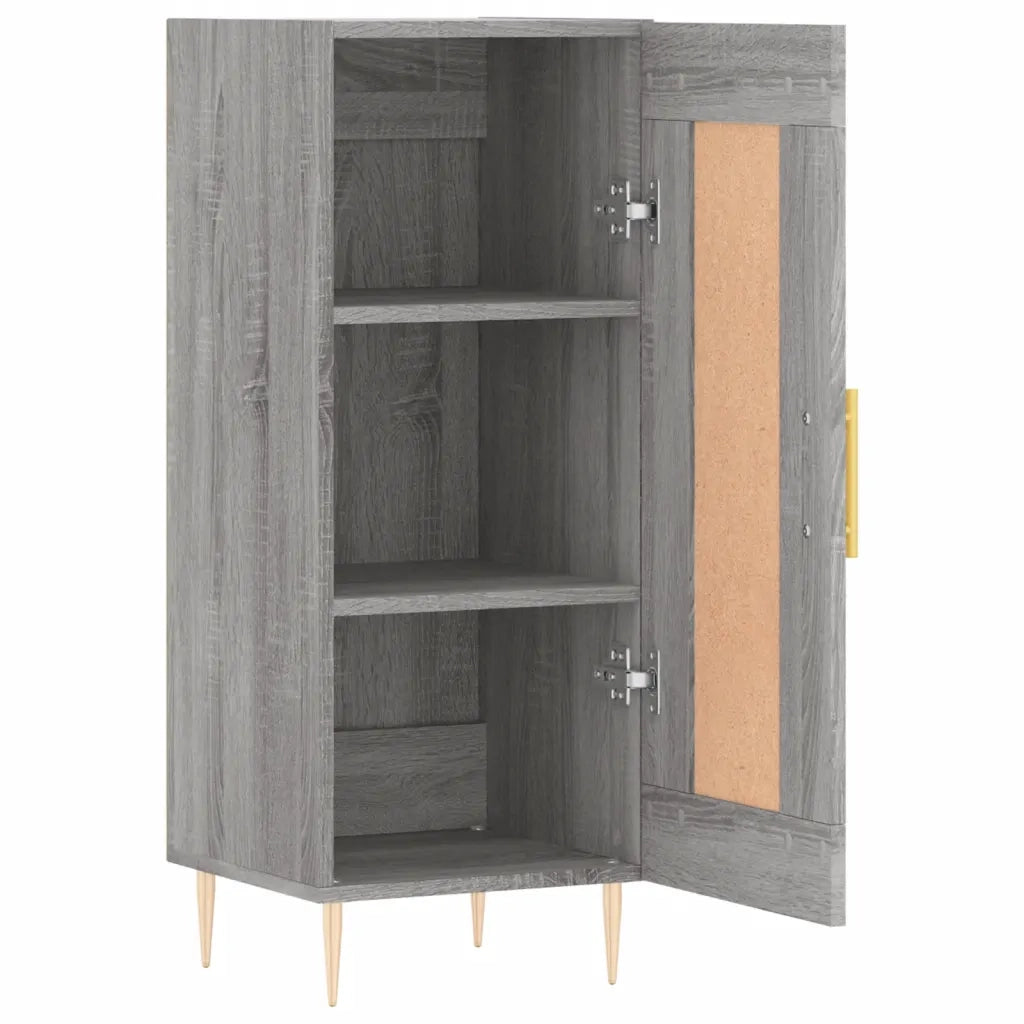 Credenza Grigio Sonoma 34,5x34x90 cm in Legno Multistrato 830434