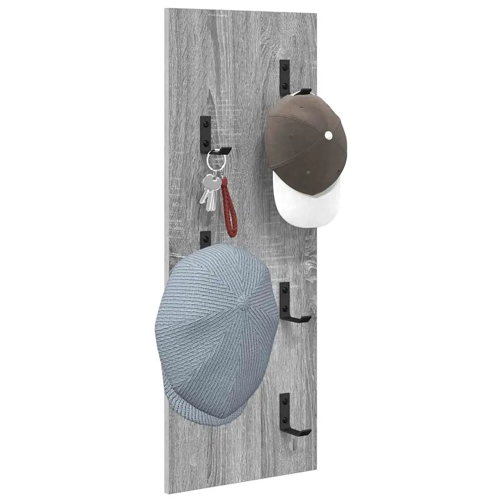 Appendiabiti a muro Grigio Sonoma 30 x 1,5 x 80 cm CFW4353710
