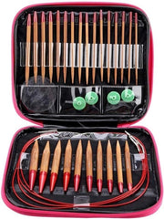 Set di Aghi per Ricamo Ronde Scambiabili 275 mm-10 mm con Manopole Ergonomiche - Ideale per Artrite - Principianti e Professionisti