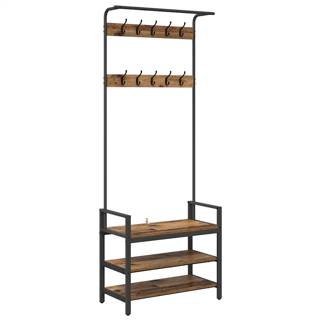 Appendiabiti Legno vecchio 75 x 34 x 184 cm Legno multistrato CFW2283890