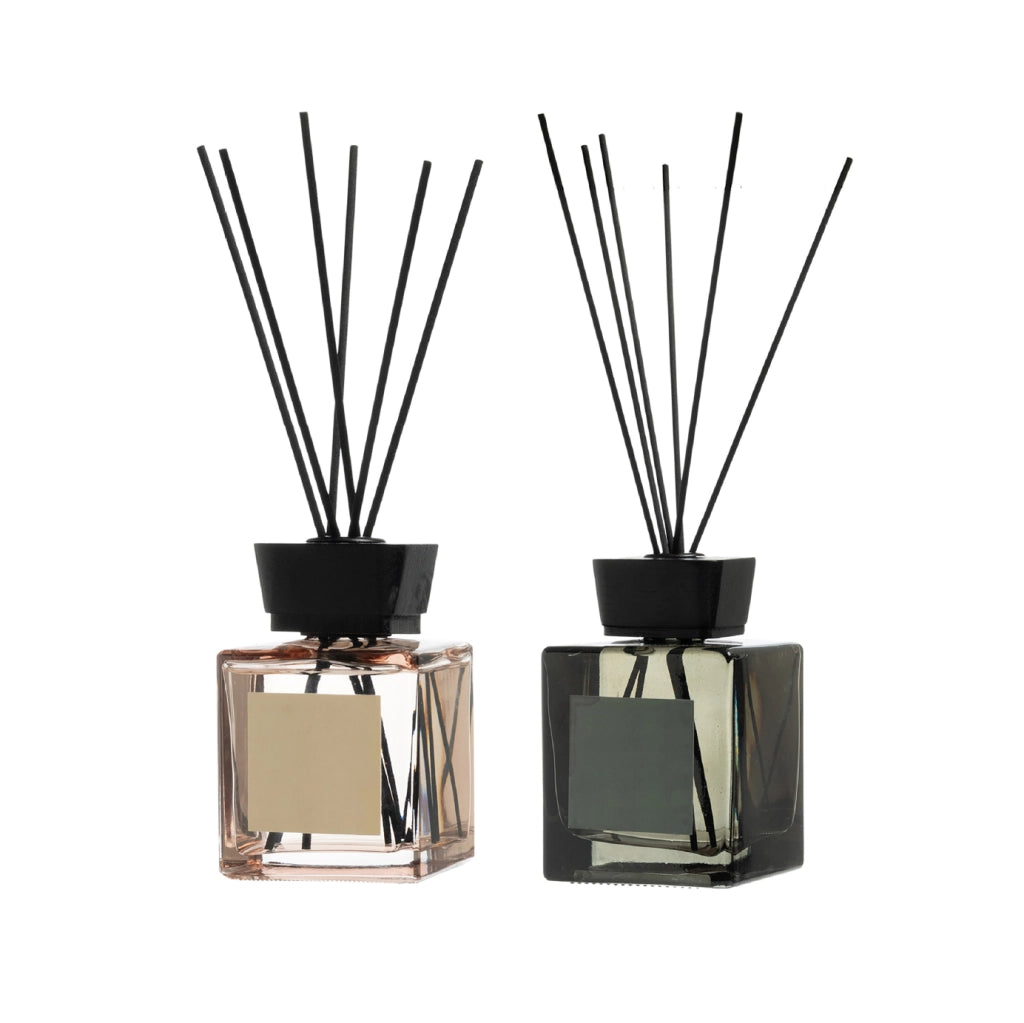 Set 2 Pezzi Diffusori Ambiente con Bastoncini Profumatori Casa 2 Fragranze 200 ml o 500 ml  200 ml