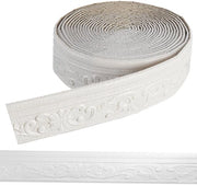 Strisce Decorative 3D Self-adesive - Alta Elasticità - Resistente - Struttura a Schiuma XPE a 3 Livelli - Dimensioni 7,8 cm x 10 m