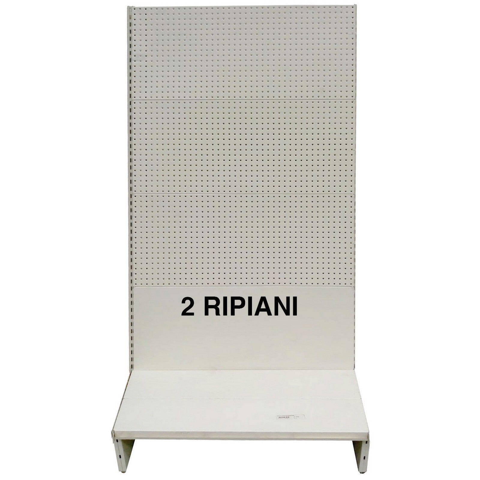 scaffale a parete 200x40x205h panna 2 ripiani cod:ferx.97094