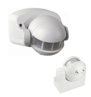 Sensore di movimento con crepuscolare rivelatore di presenza a 160° per esterno