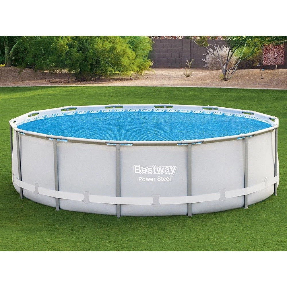 Trade Shop - Telo Termico Rotondo Per Piscina 457/427cm Fast Set Steel Max Power Steel 58252 -