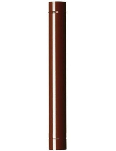 TUBO SMALTATO PER STUFA A LEGNA 'CLASSIC' Ø 100 mm - 100 cm - Col. marrone - SAVE