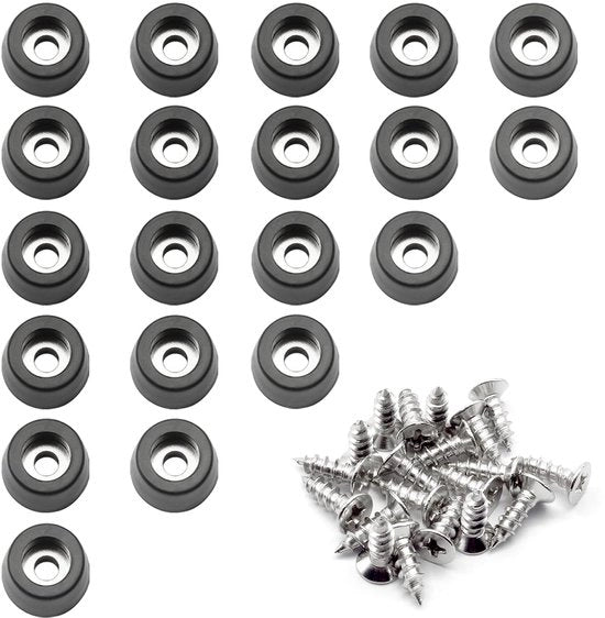 Filiere per tavolo da taglio - set da 20 - Acciaio inossidabile - 0.25" alto