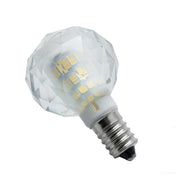 Trade Shop - Lampadina Led Globo E14 Vetro Cristallo Lampada 6watt Luce Calda Fredda Naturale -