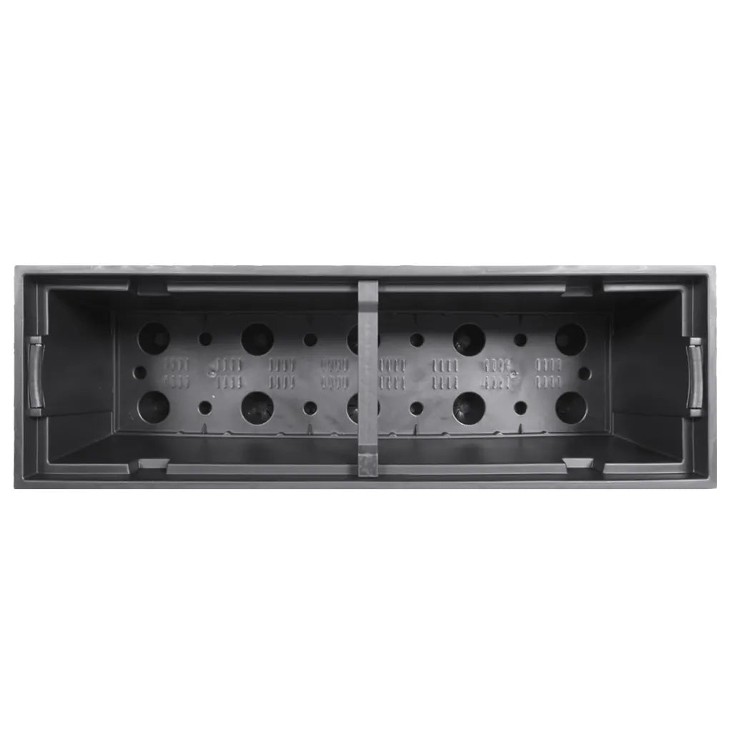 Fioriera | Cassetta per fiori | Vaso con Interno Rimovibile Marrone 12 / 44 L PP Rattan