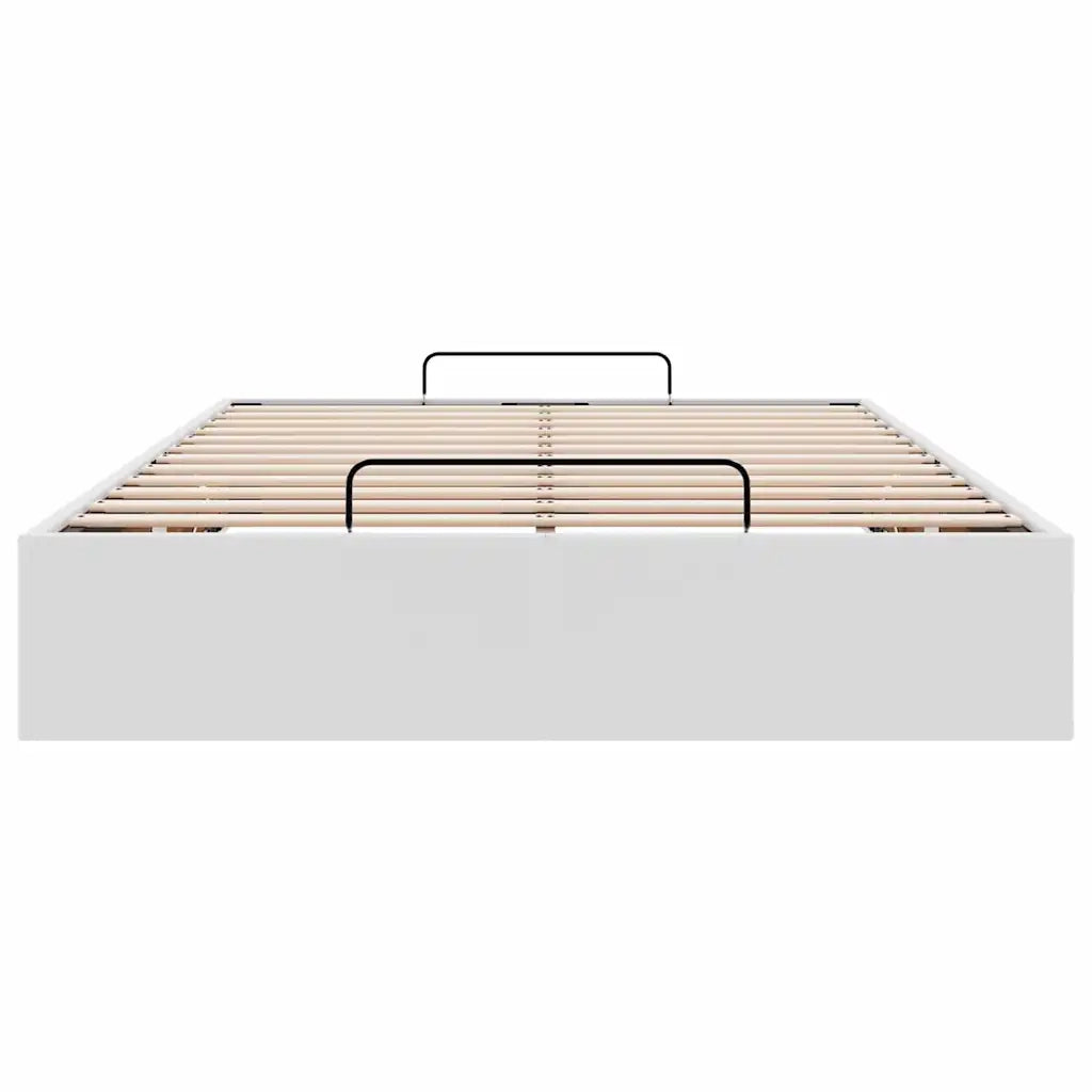 vidaXL Struttura Letto Pouf senza Materasso 120x200 cm Similpelle