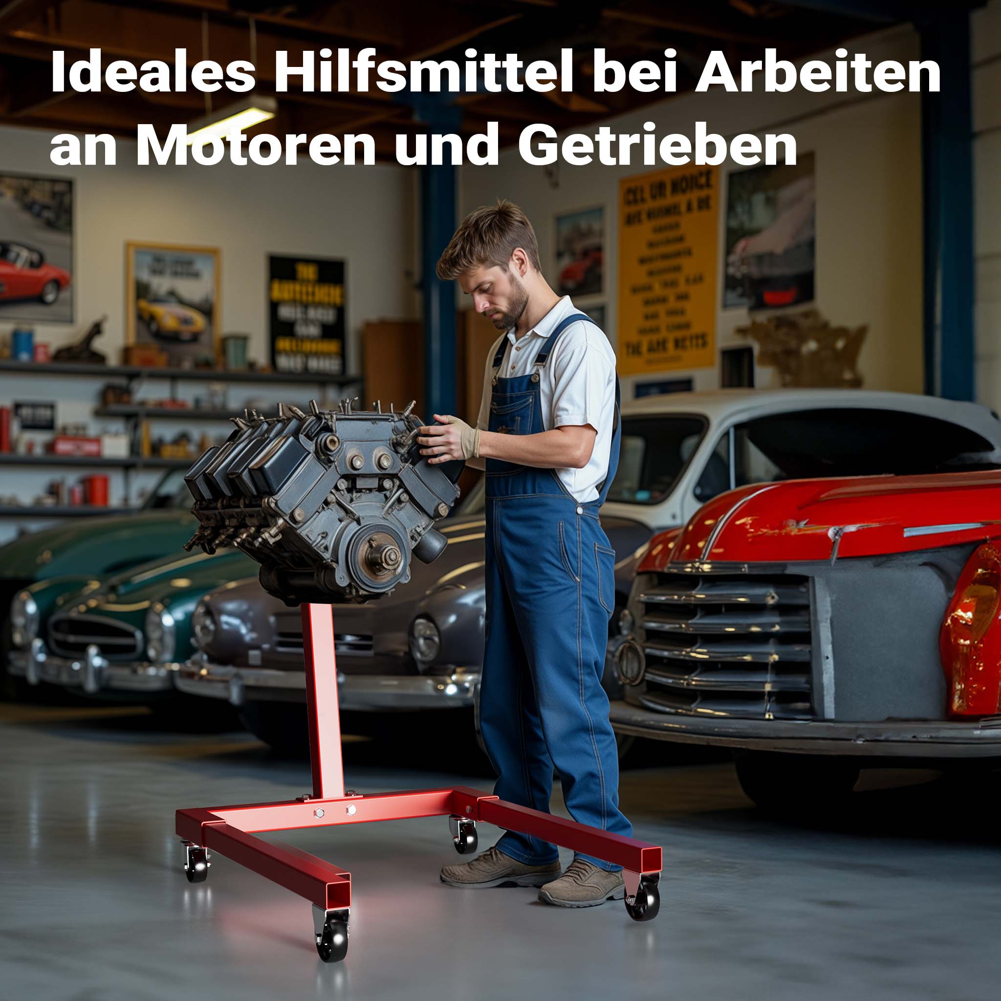 Cavalletto per motore Supporto Sostegno motore 570 kg