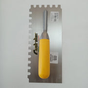 Australian 28x12cm dente 10x10mm sinistro frattone frattazzo dentato in ferro per colla