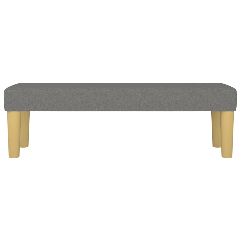 Panca Grigio Scuro 100x30x30 cm in Tessuto CFW6152883