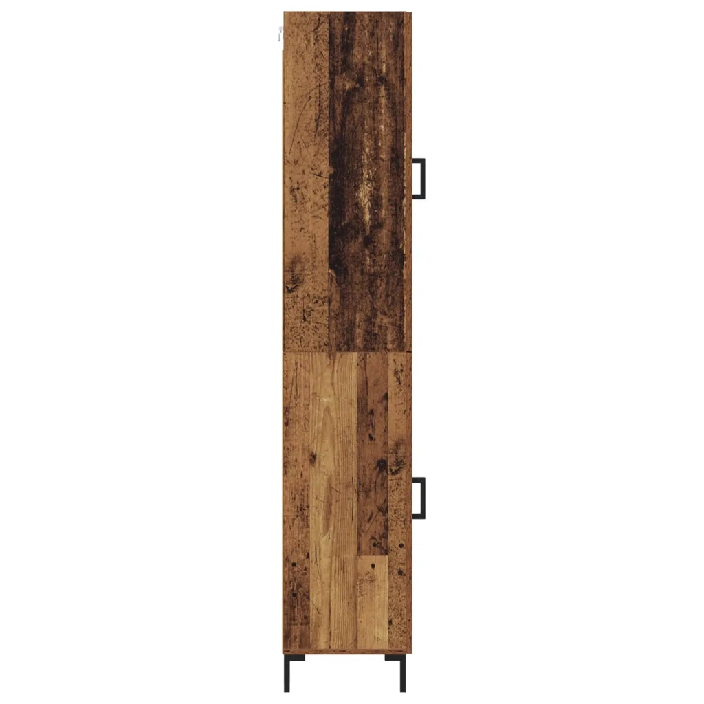 Credenza-Buffet-Armadio da cucina Legno vecchio 69,5 x 34 x 180 cm Legno multistrato 490759