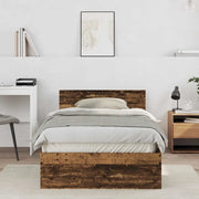 Struttura del letto-Giroletto Legno vecchio 203 x 104 x 70 cm