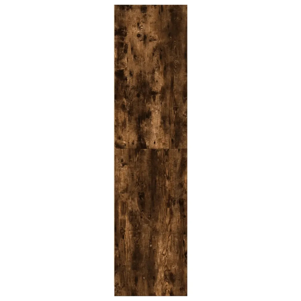 Armadio Rovere Fumo 100x50x200 cm in Legno Multistrato