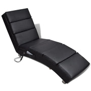 Lettino Massaggiante Nero in Similpelle cod mxl 32170